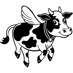 baby cow Vector