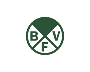 BFV logo design vector template. BFV Logo design.
