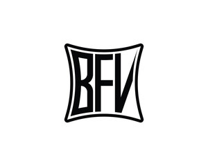 BFV logo design vector template. BFV Logo design.