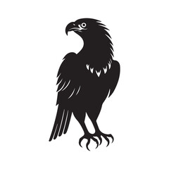 Eagle silhouette vector illustration