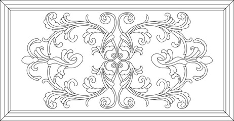 Sketch illustration silhouette vector image detail design background pattern classic vintage floral ethnic traditional europe 