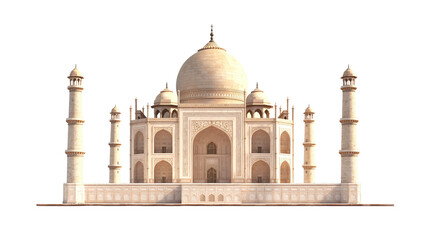 Illustration of taj mahal agra uttar pradesh