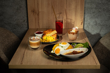 Tigrillo desayuno ecuatoriano de verde