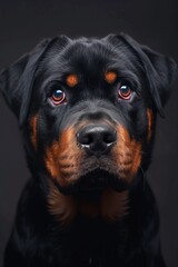 portrait of a rottweiler