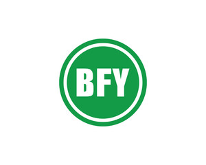 BFY logo design vector template. BFY logo design.