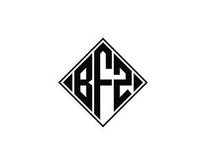 BFZ logo design vector template. BFZ logo design.