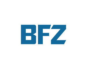 BFZ logo design vector template. BFZ logo design.