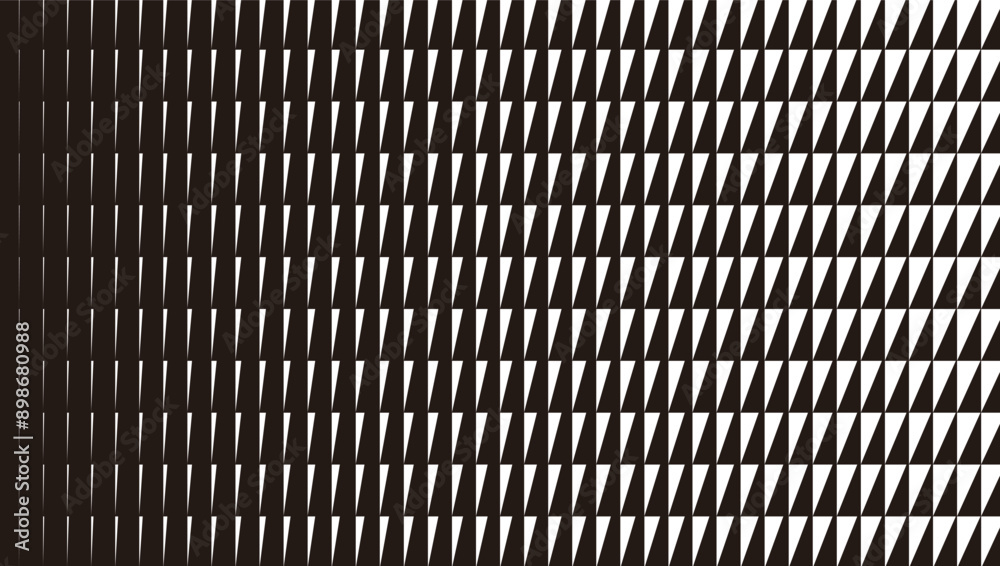 Poster black and white smooth transition pattern. seamless pattern motion effect. modern vector background.