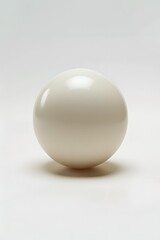 Large white egg on white background
