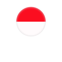 Naklejka premium Flag of Indonesia, Nusantara, jakarta