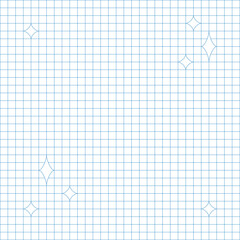 Vector star grid illustration. Star frame background. Vecror grid wallpaper.