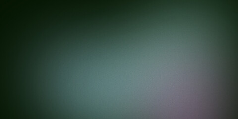 Grainy textured surface on abstract dark green gradient background