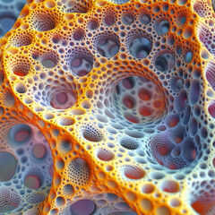 abstract 3D fractal background