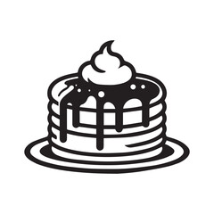Pancake vector illustration 