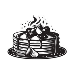 Pancake vector illustration 