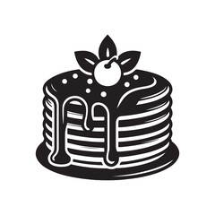 Pancake vector illustration 