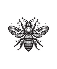 vector Bee vector art,graphics Bees icons set,vintage illustration Bee clipart,vector Bees flat style artwork design