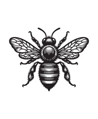 vector Bee vector art,graphics Bees icons set,vintage illustration Bee clipart,vector Bees flat style artwork design