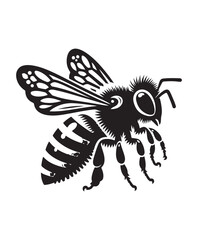 vector Bee vector art,graphics Bees icons set,vintage illustration Bee clipart,vector Bees flat style artwork design