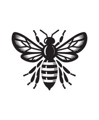 vector Bee vector art,graphics Bees icons set,vintage illustration Bee clipart,vector Bees flat style artwork design