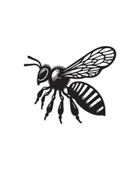 vector Bee vector art,graphics Bees icons set,vintage illustration Bee clipart,vector Bees flat style artwork design