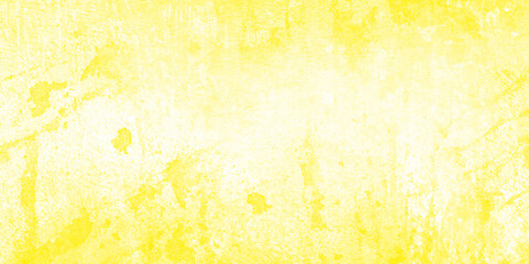 Abstract grunge Texture of vibrant yellow paint on wall. Abstract yellow watercolor background for your design, watercolor background concept. light yellow background for wallpaper, cover, decoration 