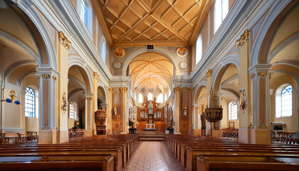 Obraz premium interior of church