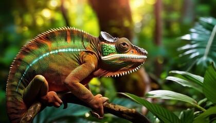 Faszination Cham&auml;leon: Ein Farbenspiel im Regenwald

