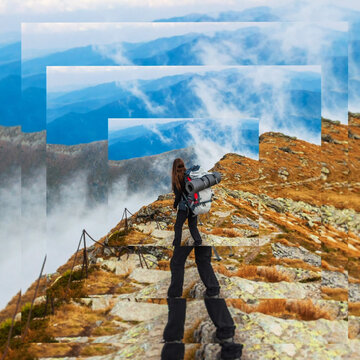 Parallax Turn Transitions / Square