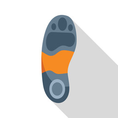 Orthopedic insole correcting flat foot condition, promoting foot health and comfort