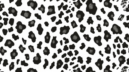 Fototapeta premium Monochrome Background With Black Spots