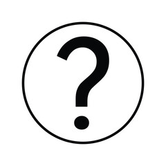 Question mark icon vector