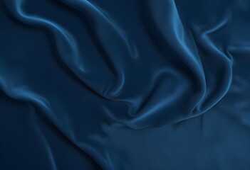 Obraz premium Blue velvet texture sample background, smooth, some waves, well enlighted