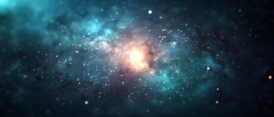  A star cluster with a dense center filled with numerous stars and a brilliant luminary at its heart