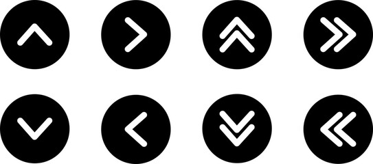 Arrow set up down symbol icon vector for web design. Black Background. Vector Illustration