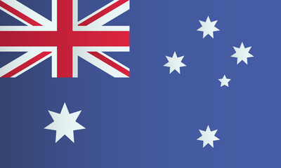 Fototapeta premium Australian national flag. Australia identity