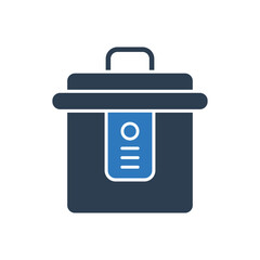 Rice Cooker Icon Sign Symbol