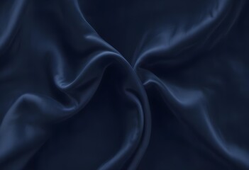 Obraz premium Dark blue velvet texture sample background, smooth, some waves, well enlighted