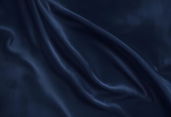 Dark blue velvet texture sample background, smooth, some waves, well enlighted