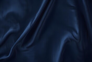 Dark blue velvet texture sample background, smooth, some waves, well enlighted
