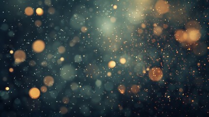 Obraz premium An abstract background with glowing bokeh lights, symbolizing celebration, magic, festivity, hope, and joy.