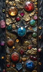 a close up of a book.