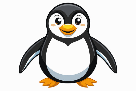 recommend clip art: Funny Penguin Vector Illustration, Cartoon, Clipart, Line Art Design on White Background, Funny penguin vector illustration, cartoon, clipart, and line art design on white background.