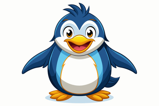 recommend clip art: Funny Penguin Vector Illustration, Cartoon, Clipart, Line Art Design on White Background, Funny penguin vector illustration, cartoon, clipart, and line art design on white background.