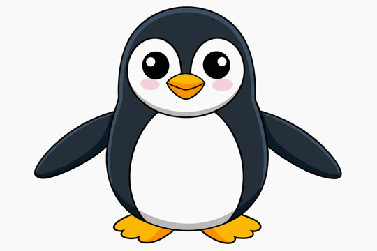 recommend clip art: Funny Penguin Vector Illustration, Cartoon, Clipart, Line Art Design on White Background, Funny penguin vector illustration, cartoon, clipart, and line art design on white background.