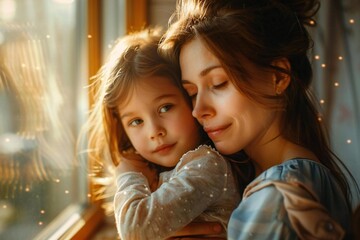 Mother and daughter embark on a stargazing adventure from their balcony