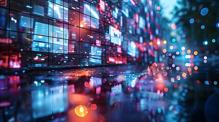 Obraz premium It is a concept for digital content. An application for social networking. An application for streaming video. A non-fungible token.