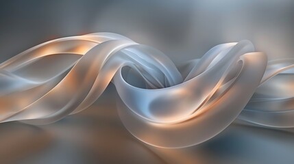 Fototapeta premium Abstract grey and gold background forming a wavy pattern, ideal for websites and banners