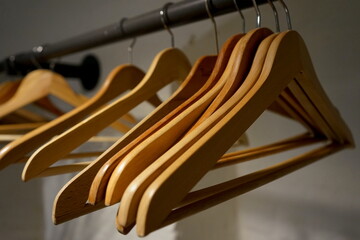 Garderobe mit Bügeln