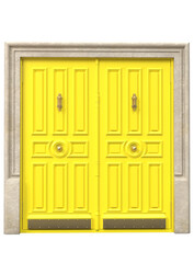 Entrance classic doors for the house